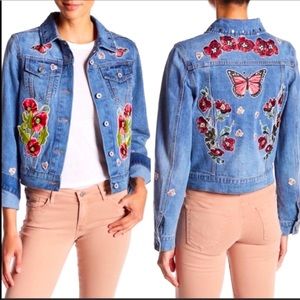 bagatelle star patch denim jacket